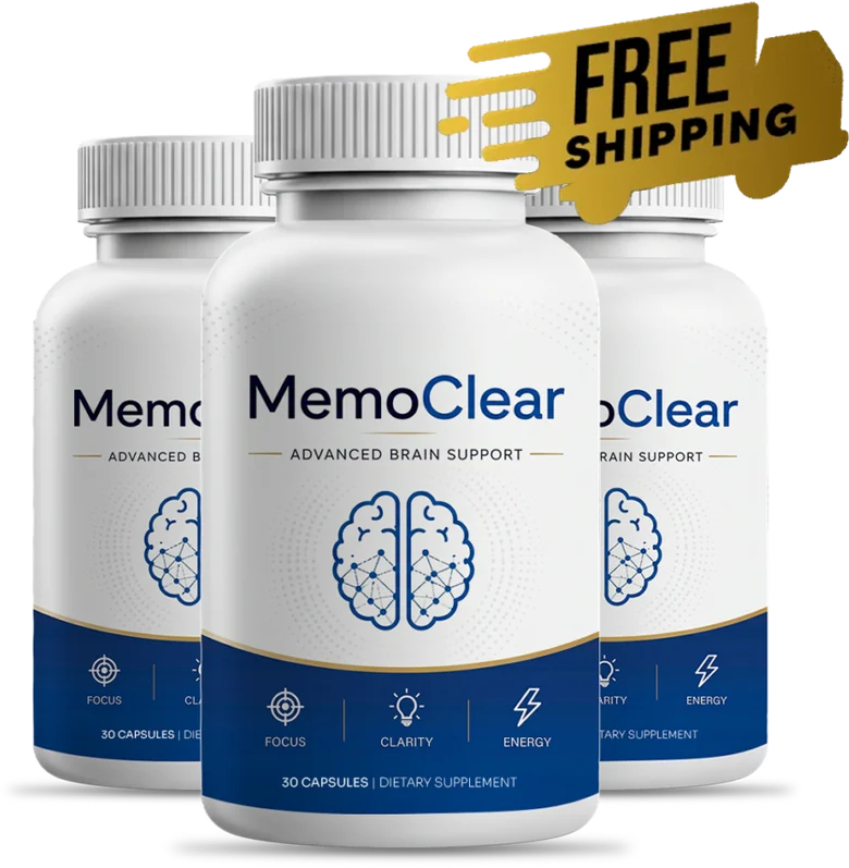 Memoclear 3 Bottles package
